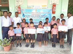 Save water, awareness programme with School children by NGO